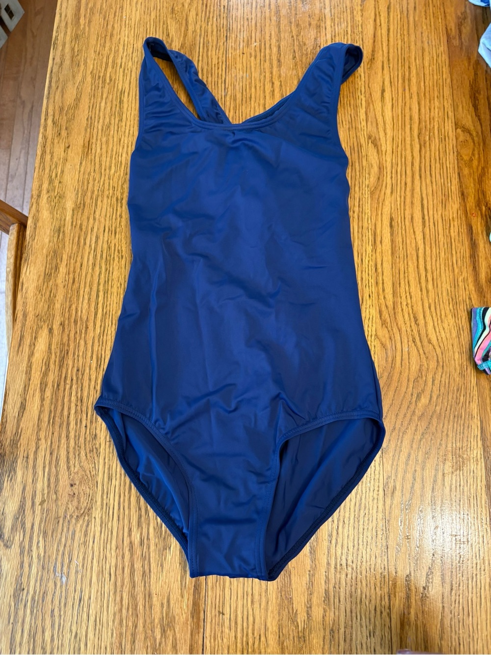 balera Navy Scoop-Back One-Piece Swimsuit